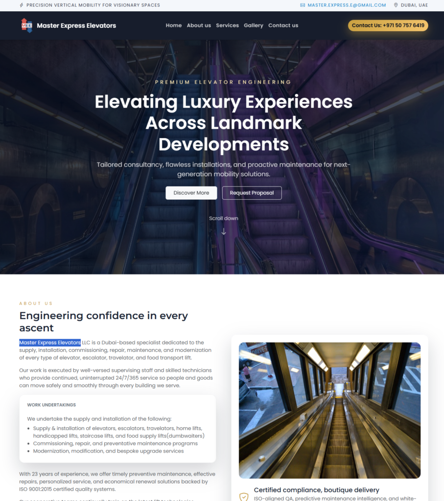Master Express Elevators